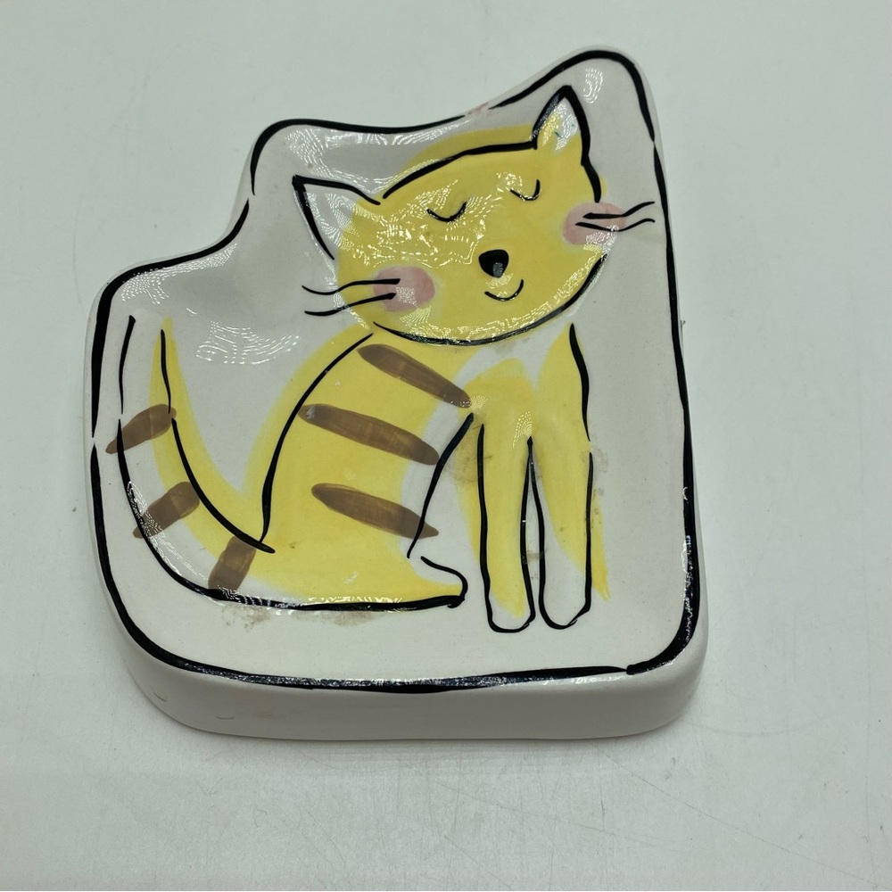 Jenny Faw Cat Dish /Soap/Trinkets